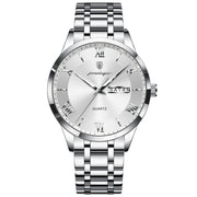Men Waterproof Luminous Week Date Sports Wristwatch
