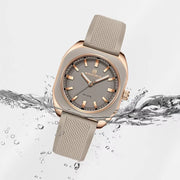 NAVIFORCE Fashion Women's Watch Casual Elegant Simple Polygon Quartz Silicone Watch Gift for Women Wristwatch Relogio Feminino