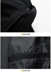 Hooded Jacket for Men 2024 Bomber Jacket Men's Windbreakers Zipper Coats Spring Autumn Casual Cargo Jacket Men Fashion Outerwear