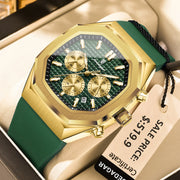 Men Waterproof Luminous Chronograph Wristwatch
