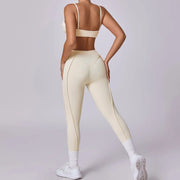 New Yoga Set Women Tracksuit Workout Legging Athletic Suit Gym Push Up Legging Fitness Bra Sports Wear Active Wear