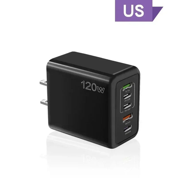 120W Multi Ports USB Quick Charger