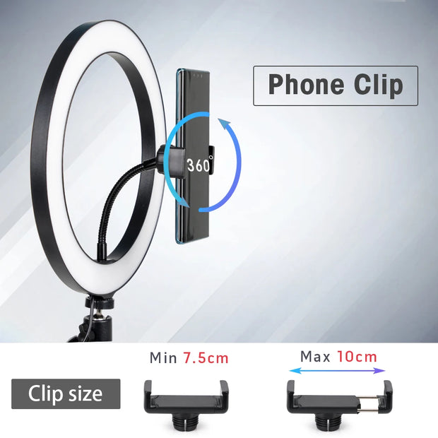 New  LED Ring Light Phone Tripod