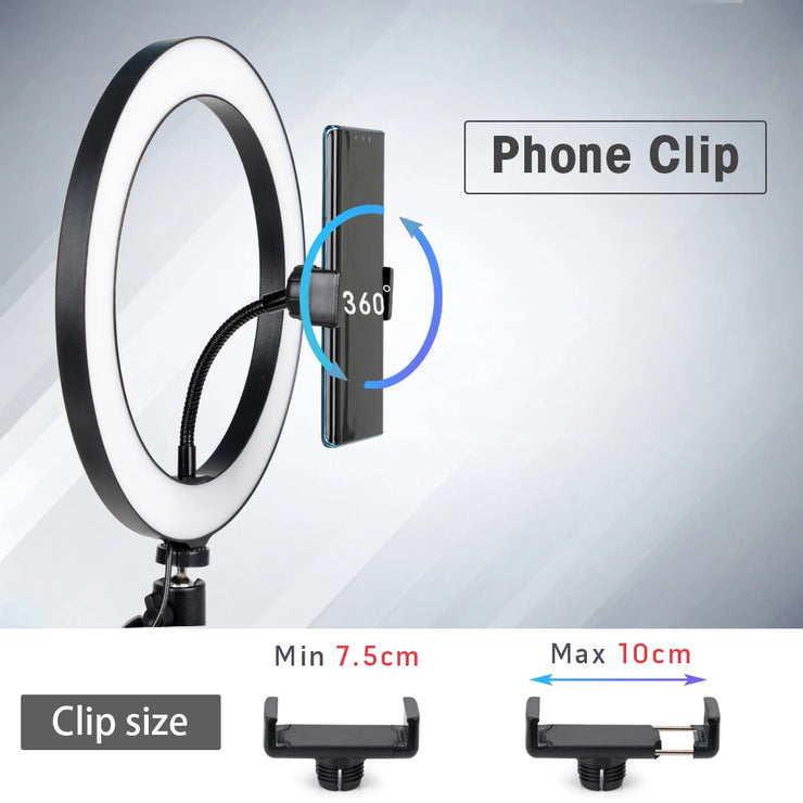New  LED Ring Light Phone Tripod