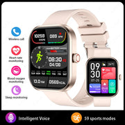Men Full Touch Screen Bluetooth Call Waterproof Watches