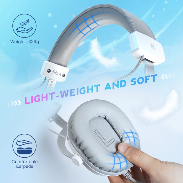FIFINE USB Gaming Headset