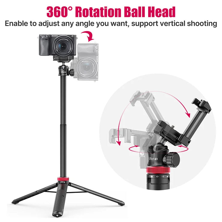 Ulanzi MT-44 57.6 Inch Extendable Livebroadcast Tripod Stand