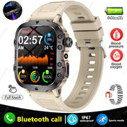 2025 New Rugged Military Fitness Smart Watch
