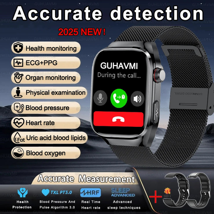 2025 New Uric Acid Blood Fat Smart Watch