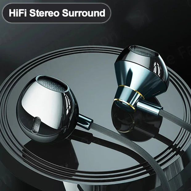 3.5mm Stereo Music Earbud Headset