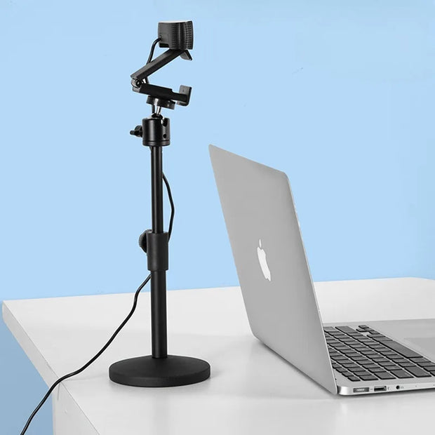 Desktop Webcam Support Stand Metal Desk Tripod