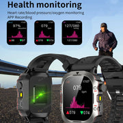 2025 New Rugged Military Fitness Smart Watch