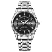 Men Quartz Waterproof Date Week Luminous Wristwatch