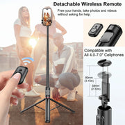 New Portable 72 Inch Selfie Stick Tripod