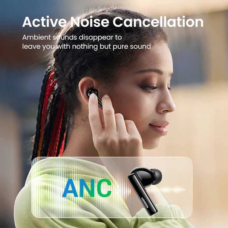 New HiTune T3 ANC Wireless TWS Bluetooth 5.2 Earphones