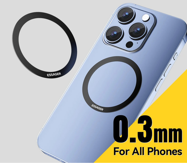 Essager 2PCS Magnetic Metal Ring