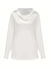 Women's Blouses Trend 2025 Spring Autumn Long Sleeve White Shirts and Elegant Simple Shirt Casual Tops New in Female Clothing