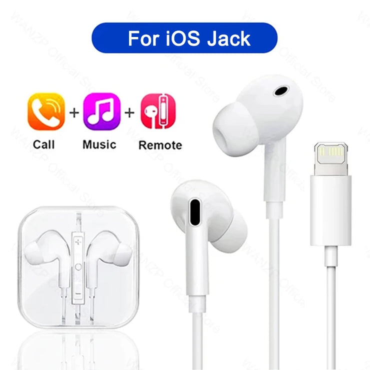 iPhone 16 15 14 13 12 11 Pro Max Earphones