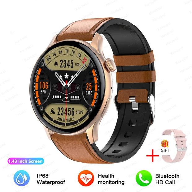 Women 466*466 Screen GPS Track Sport Watches