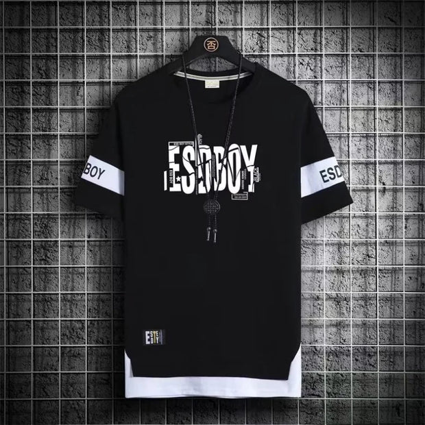 Summer Men's Three Piece Set, Casual Men's New Casual Sports Set Graphic T Shirts