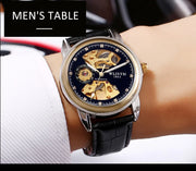 Fashion Hollow Business Tourbillon Automatic Mechanical Watch for Men
