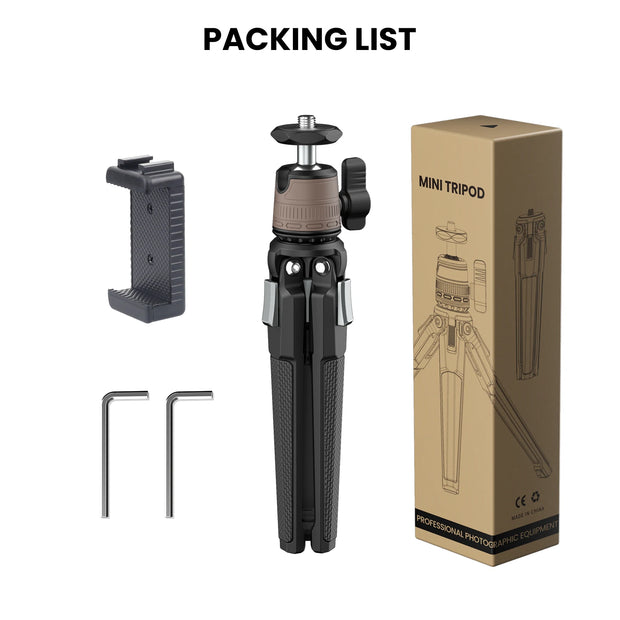 Mini Tripod Full Metal Selfie Stick Desktop Tripod