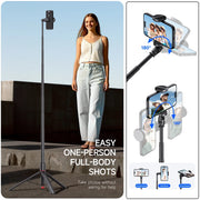 Auto Open Selfie Stick Tripod