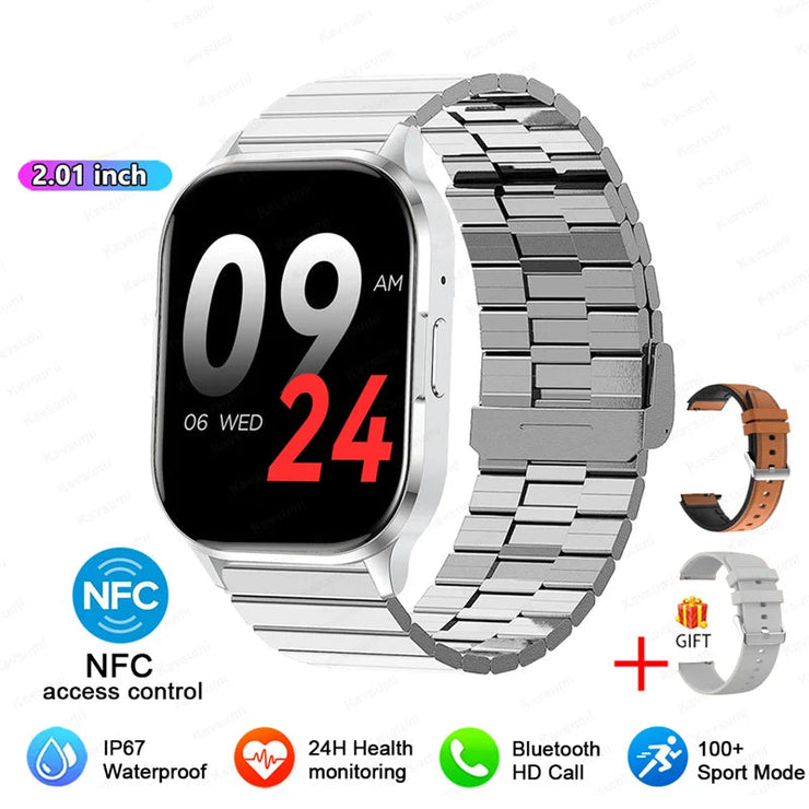 Women AMOLED Screen Bluetooth Call  NFC Sport Watch