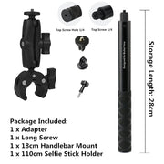 New Motorcycle Camera Holder Handlebar Mount