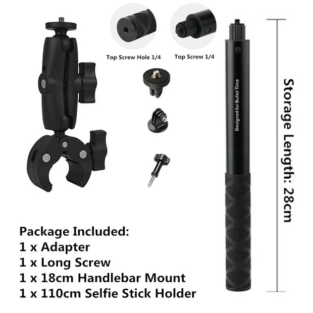 New Motorcycle Camera Holder Handlebar Mount