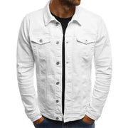 Men's Denim Jackets Streetwear Casual Cotton Classic Slim Jeans Coat Male Clothes Cowboy Jacket Ropa Para Hombre