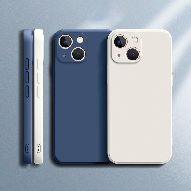 New  Square Liquid Silicone Phone Case