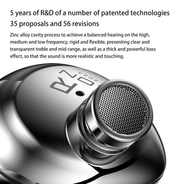 10mm Dual Chamber Dynamic Driver Earphone