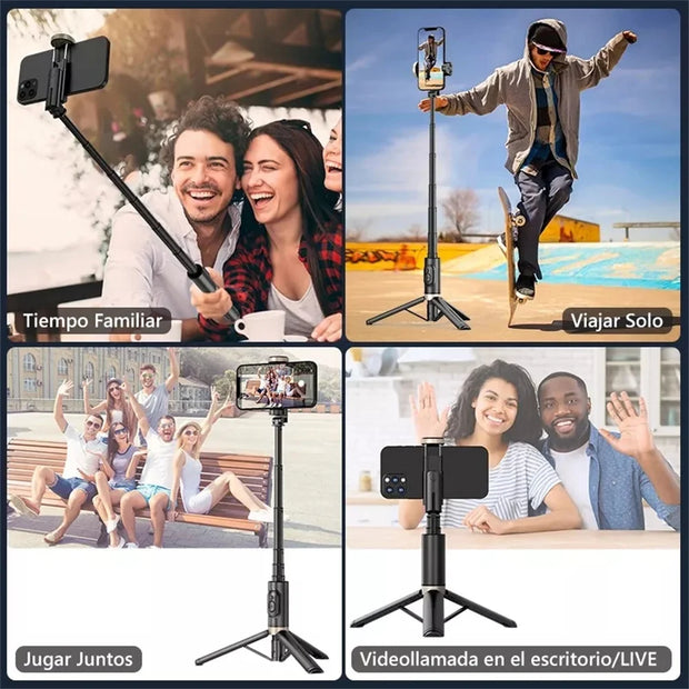 NEW Bluetooth Selfie Foldable Wireless Tripod