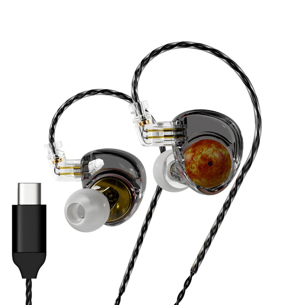 High-quality HIFI in ear wired earphones