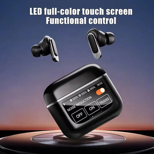 2025 high-quality V8 wireless Bluetooth earphones with ANC noise reduction and built-in microphone, waterproof earplugs