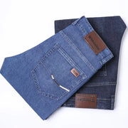 New high-end denim shorts for men in spring and summer of 2025, loose and versatile, trendy brand business casual denim shorts