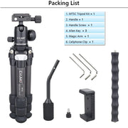 EVUMO Load 10kg MT5C Mini Tabletop Tripod