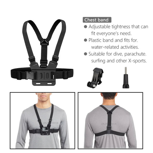 Gopro Hero Chest head Mount tripod