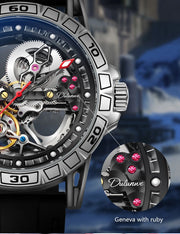 Men's Casual Mechanical Watch Automatic Luxury Brand New Sport Watches Man Hollow Out Fashion Waterproof Business Luminous Clock