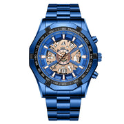 BINBONG Business Men's Watches Waterproof Calendar Luminous Fashion Quartz Watch For Man Stainless Steel Male Clock Reloj Hombre