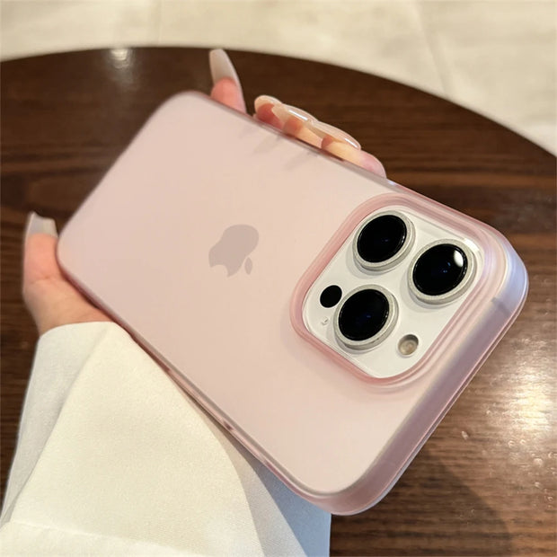 New Soft Matte Candy Transparent Phone Case