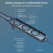 New Wireless Bluetooth 5.0 Neck-Hanging Type Stereo Earphone