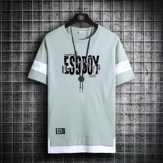 Summer Men's Three Piece Set, Casual Men's New Casual Sports Set Graphic T Shirts