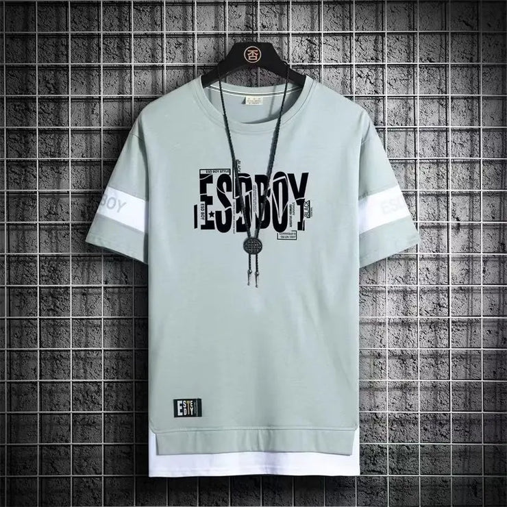 Summer Men's Three Piece Set, Casual Men's New Casual Sports Set Graphic T Shirts