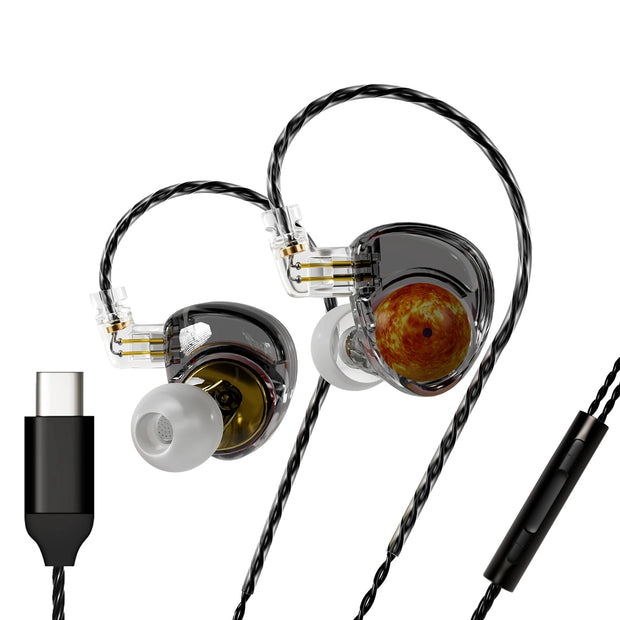 High-quality HIFI in ear wired earphones