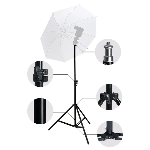 1/4 Screw Head Light Stand Tripod