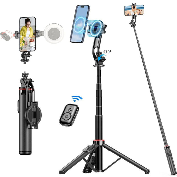 New Magnetic Selfie Stick Tripod Stand