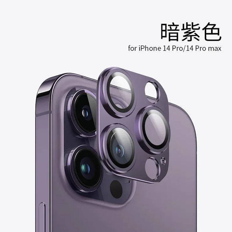 Natural Titanium Gray Metal Camera Lens