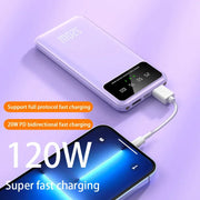 100000mAh Power Bank 120W Super Fast Charging